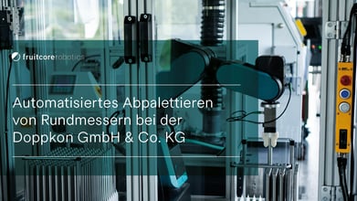 Automatisiertes Abpalettieren von Rundmessern bei der Doppkon GmbH & Co. KG